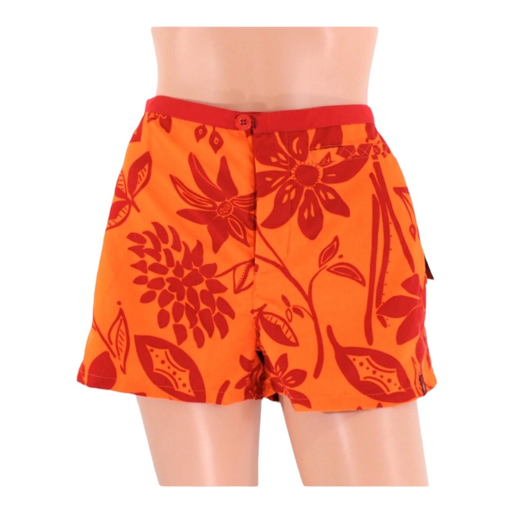 Royal Robbins Women's Shorts size 6 Beach Hiking Radeau Orange Floral NWT‎